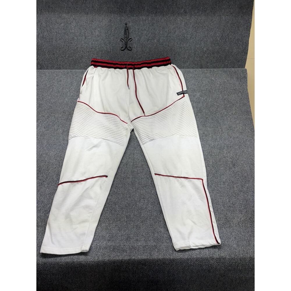 BKX Ricky Singh Sweatpants Men’s Size 3XL White Baggy Wide Leg
